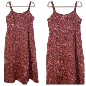 Candace Cameron Bure Spaghetti Strap Floral Maxi Pink Dress Size Medium